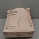 HaloRest Fluffy Faux Fur Throw Blanket, Thick 1000GSM Soft Cozy Throw Blankets for Bed, Luxury Plush Striped Warm Fuzzy Blanket for Couch LivingRoom Home Decor & Gifts(60"x 80", Beige)