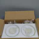 Bathroom Wall Sconces, with Double Clear Glass Shades, Gold Wall Lights for Bedroom, Hardwired Modern Vanity Lights for Living Rooms, and hallways. E12 Socket (Gold, 2 Pieces)