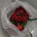 InnoGear 50 Pcs Red Roses Artificial Flowers, Fake Velvet Silk Rose Bulk Faux Flower for Decoration DIY Wedding Centerpieces Proposal Bridal Bouquets Shower Party Home Floral Decor (50, Red)