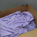 BEDELITE Throw Blanket for Couch, 3D Ribbed Jacquard Soft and Cozy Fleece Throw Blanket for Sofa and Chair, Fluffy Plush Lightweight Blankets for Bed, for Women, 50x60 inches (Lavender)