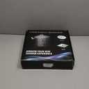 12'' Rain Shower Head Combo, High Pressure Rainfall Shower Head with 16'' Flexible Adjustment of Height/Angle Upgraded Extension Arm and 5 Setting Spray Handheld Shower Head, Anti-leak (Chrome)