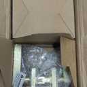 Goldenwarm Gold Door Handles Interior, Zinc Alloy Heavy Duty Brushed Gold Interior Door Handles for Bedroom Bathroom, Modern Square Privacy Door Levers (6 Pack)