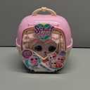 SCRUFFALUVS Pink Surprise Pet, Mystery Plush Toys, Stuffed Animals, Wash to Reveal 1 of 3 Rescue Pets: Puppy, Bunny, or Kitty - Includes 8.7" Deluxe Pet Carrier - Styles May Vary