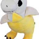 Enivtfz Banana Dinosaur Plush, Bananasaurus Rex Stuffed Animal CuteT-Rex Pillow Funny weirdFruit Plushie The for Dinosaur Lovers Figures Birthday for Kids Girls and Boys 10inch