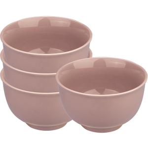 34oz Cereal Bowl Set Of 4, Ceramic Soup Bowls 6.25 Inch For Fruit, Ramen, Rice, Dessert, Dishwasher & Microwave Safe, Purple