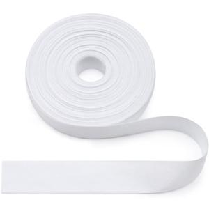 SEMINI 100% Natural Cotton White Tape 10 Yards 3/4'' Plain Weave Webbing Ribbon for Edge Binding Sewing Dressmaking Craft (Plain White, 3/4'' 10yards)