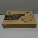 Pull Out Trash Can Under Cabinet Shelf - Under Sink Trash Can Pull Out Slider for 3040 Quart Cans Up to 125 lb - Cabinet Trash Can Pull Out Kit w/Garbage Bag Holder - (Can Not Included)