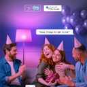 Smart Light Bulbs 8 Pack, A19 E26 850LM WiFi & Bluetooth RGBWW Color Changing LED Bulb RGBWW Compatible with Alexa & Google Assistant, 16 Million Colors Music Sync Color Changing Dimmable Lights Bulb