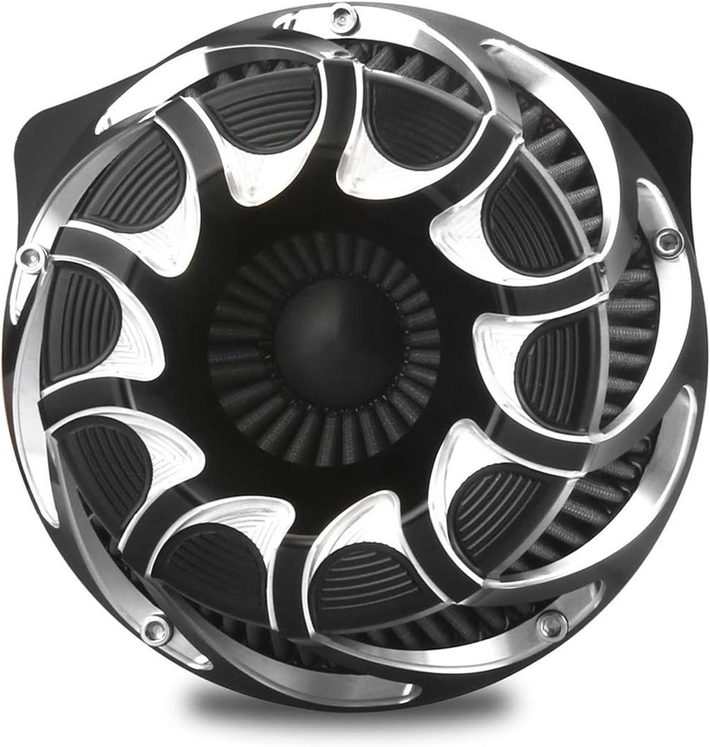 For harley air cleaner filter Touring street glide road king electra tri trike Dyna Sportster XL 883 1200 Softail air intake (Drift style -Contrast Cut, B-For Softail/Dyna 93-15 Touring 01-07)