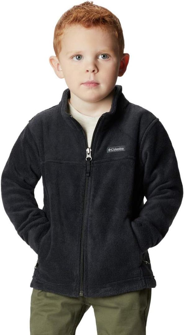 Columbia Boys' Steens Mountain II Fleece (Medium, Black)