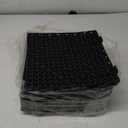 ToLanbbt Modular Interlocking Cushion 12P 11.8" x 11.8" Interlocking Rubber Floor Drain Holes Non-Slip Splicing Drainage Mats for Deck, Shower, Kitchen, Drain Pool, Sauna Bath, Indoor Outdoor (Black)