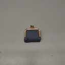 Leather Mini Jewelry Box, Portable Retro Style Coin Wallet Jewelry Box With Antique Brass Buckle,Royal Blue