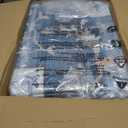 Area Rugs 9 x 12 for Living Room,Large Washable Carpet Blue Brown