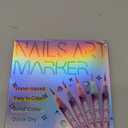 12 Colors Nail Art Pens Set, Nail Art Markers Polish Pen for 3D Nail Art, Drawing Painting Liner Brush for DIY Nail Art Beauty Adorn Manicure Tool (12 colors)