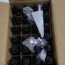 24 Pcs, 2 oz Dark Amber Dropper Bottles with 6 Small Funnels & 1 Long Glass Labels - 60ml Tincture Bottles w/ Eye Dropper for Essential Oils, Perfume, Hair Oil, Liquids - Leak Proof Travel Bottles