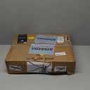 LELELINKY Black End Table, Small Side Table with Metal Frame,Modern Record Player Stand with Storage Shelf, Wood 3 Tier Sofa Bedside Tables, Narrow Nightstand for Living Room Bedroom Office (Medium)