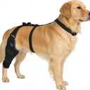 Dog Knee Brace for Torn ACL Hind Leg,Hot&Cold Gel Pack,Stay-Put Anti-Slip for CCL Recovery, Arthritis,Relieve Swelling&Pain and Rehabilitation,Reflective,Breathable Adjustable-Right Leg/L Size