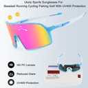 Ukoly Cycling Glasses Running Baseball Fishing Golf Sunglasses For Men Women,Sports Sunglasses HD Lens UV400coating 650