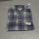 Alex Vando Mens Button Down Shirts Flannel Shirt Long Sleeve (M)