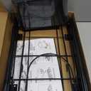 Pull Out Trash Can Under Cabinet Under Sink - Adjustable Trash Can Slider for Kitchen Cabinet (Excluding Garbage Cans), The Cabinet Size Required  16''Dx 13''Wx 17''H, Cabinet Trash Can Pull Out Kit