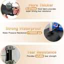 LXKCKJ Rectangular Pool Cover for above Ground Pools, Heavy Duty Winter Cover Ideal for Waterproof and Dustproof (9x18 FT, Black)