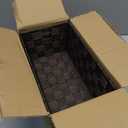 homyfort Woven Shelf Storage Tote Basket Bins Container, Storage Boxes Cube Organizer with Built-in Handles for Bedroom, Office, Closet, Clothes, Kids Room, Nursery 3pack(Brown)