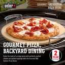 Weber® Gourmet BBQ System Pizza Stone with Carry Rack, 16.7", 16.7" Long