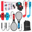 CODOGOY 10 in 1 Switch Sports Accessories Bundle with Carry Bag for Nintendo Switch Sports, Accessories Kit Compatible with Switch/Switch OLED Sports Games