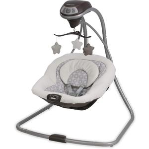 Graco Simple Sway Baby Swing, Side‑to‑Side Sway, Infant Swing with 6 Speeds, Vibration, Abbington Graco Simple Sway Baby Swing, Side‑to‑Side Sway, Infant Swing with 6 Speeds, Vibration, Abbington