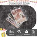 50Pcs Clear Greeting Card Storage Box, 4.5 x 6 x 1 Inch Greeting Card Boxes Clear Plastic Photo Storage Organizer (4.5 x 6 x 1 Inch)