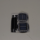 Solar String Lights Outdoor Waterproof 2 Pack Total 66ft 200LED 8 Modes Twinkle Lights Solar Fairy Lights for Patio, Garden Yard Party Tree Christmas Halloween Decoration, Orange + Purple