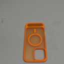 Temdan Magnetic Compatible with iPhone 16 Pro Max Case, [Built-in Invisible Kickstand][Compatible with MagSafe][Military Grade Shockproof] Slim Translucent Matte Phone Case for iPhone 16 Pro Max 6.9" (Orange)