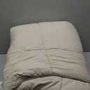 Newspin Full Comforter Set Beige - Bed in a Bag Full Size 7 Pieces, All Season Bed Set, Fluffy Comforter Set with Sheets, Sheet Set Quilt Blanket, Pillowcases & Shams