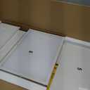 Over The Toilet Storage Cabinet, 3 Tier Over Toilet Storage Rack with Flip Door and Non-Slip Feet, Bathroom Shelf Organizer with Metal Frame, Freestanding Toilet Shelf Space Saver, White