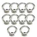 10 Pcs M8 Stainless Lifting Eye Nuts Thread Ring Shoulder Metric EyeNuts Fastener