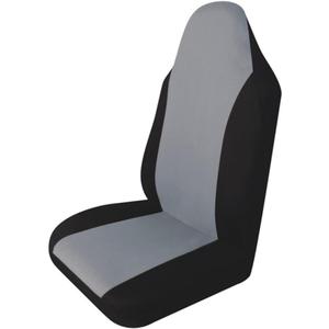 Yardwe Car Seat Cover Gray Single Protector for Front Seats Breathable Material Washable and Reusable Fits Cars Trucks SUVs Easy Installation with Snug Fit