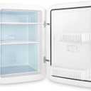 Cooluli 20 Liter Mini Fridge with Temperature Control - Black