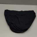 Fruit of the Loom Women's Eversoft Cotton Bikini Underwear, Tag Free & Breathable, Cotton Stretch - 12 Pack - Black, Size: 6