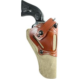 DeSantis Wild Hog Hybrid - OWB Holster for Pistols and Revolvers, Ambidextrous Gun Holster for Men and Women, Made with 1060D Senior Ballistic Nylon and Premium Saddle Leather (Natural) DeSantis Wild Hog Hybrid - OWB Holster for Pistols and Revolvers, Ambidextrous Gun Holster for Men and Women, Made with 1060D Senior Ballistic Nylon and Premium Saddle Leather (Natural)