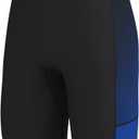 GoldFin Wetsuit Shorts Men, Mens 2mm Wet Suits Neoprene Short for Water Sports Diving Surfing Swimming Snorkeling (Medium, Balck/Blue)