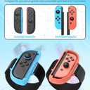 KOVA Wristbands for Nintendo Switch 2 (2025)/Switch 1 for Just Dance 2026/2025/2024/Zumba Burn it Up,2 Pack Secure & Skin-Kindly Wrist Straps Accessories for JoyCon 2,fit Adult & Kids