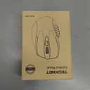 TECKNET Wireless Mouse, 2.4G Ergonomic Optical Mouse, Computer Mouse for Laptop, PC, Computer, Chromebook, Notebook, 6 Buttons, 24 Months Battery Life, 2600 DPI, 5 Adjustment Levels - Purple