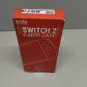 Orzly Case Compatible with Nintendo Switch 2 Protective Carry Case (2025 Model) with Screen Padding, Game Card microSD Pockets for Console and Accessories Screen Size 7.9" - Gift Boxed (Black)