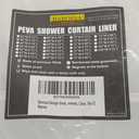 Barossa Design Small Shower Curtain for Shower Stall Size 36 x 72 inches,PEVA - Waterproof, Eco-Friendly, Non-Toxic, Odorless, PVC Free, Metal Grommets (Clear)