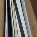 Art3d WPC Wainscoting Panels, 16-Pack 48 x 6 Inch 3D Wall Accents for Interior Wall Decor, Living Room, Bedroom, Black