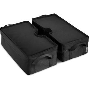 Rhino BaseMate 18" Umbrella Base Weight Fits Offset, Cantilever & Outdoor Patio Umbrellas Detachable Design Black Easy Setup