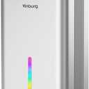 Dehumidifier for Basement (85 OZ, 800 sq ft) Quiet Dehumidifiers for Home, Auto Shut-Off, Sleep Mode, 3 Gear Timer(8H,16H,24H), Small Dehumidifier for Bedroom, Bathroom with Drain Hose (Classic Silver)