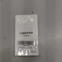 Electronic Lighter, Smart Electric Lighter, Mini USB Rechargeable Lighter Touch Double-Sided Ignition Windproof Flameless Lighter Lightweight Plasma Lighter with Battery Indicator (Black)