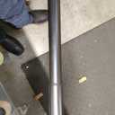 Ivilon Drapery Window Curtain Rod - End Cap Style Design 1 Inch Pole. 72 to 144 Inch Color Black