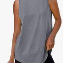 Women's Workout Tank Tops Lightweight Sleeveless Shirts for Women Loose Fit Tops for Athletic Running Tennis Yoga Size M